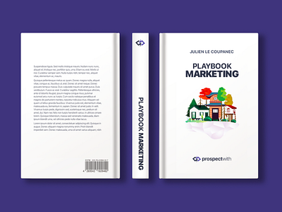 Ebook Cover - Playbook Marketing 📚 art book book cover design book cover mockup book covers building city colors cover cover illustration design editorial graphic illustration magazine minimal reading tiny tiny house ui