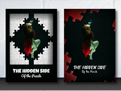 The Puzzle Lady - Posters 🕵️‍♀️ art artwork concept dailyposter design graphic design image editing lady minimalist minimalposter photo manipulation photoshop poster design poster designer puzzle retouche water woman