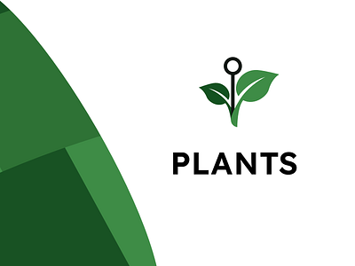 Plants Logo 🌱 atomic biology branding design emblem flower icon illustration lab logo logo mark logotype minimalist molecules nature plant plants science ui vector