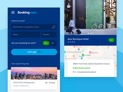 Booking.com Visual Design