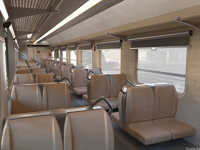 Rail car interior