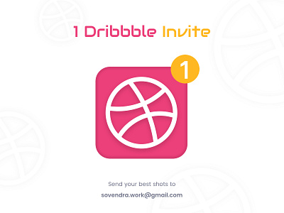 1 Dribbble Invite dribbble dribbble best shot dribbble invitation dribbble invite dribbble invites