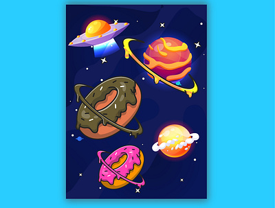 Doughnut Planet illustration
