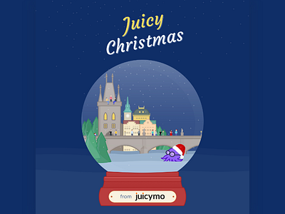 Christmas Visual for Juicymo christmas design illustration vector visual