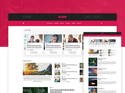 Blog Page Design