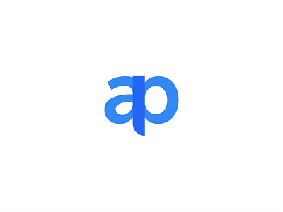 AP – Monogram Logo app branding clean design illustrator minimal typography ux web website