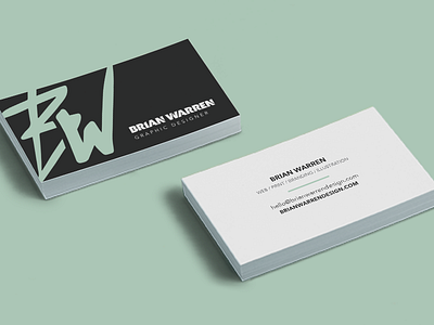 Personal Business Cards business card freelance mockup personal