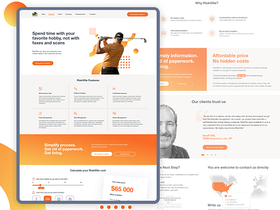 RiskVille - Landing Page