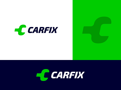 Carfix - Logo Design branding design icon identy initial logo mark simple symbol vector