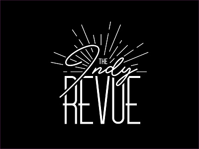 The Indy Revue indyrevue localindy logodesign