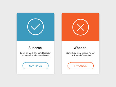 #011 Flash Message - Daily UI Design Challenge dailyui errorsuccess uidesign