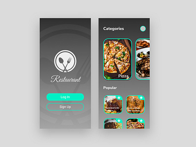 Restaurant Mobile Design design inspiration designer dribbble figma ui design user interface user interface design