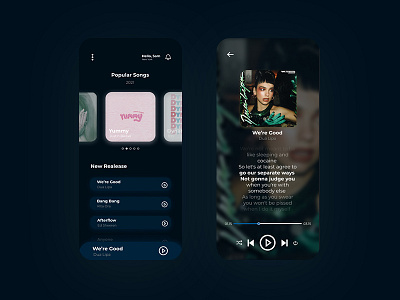 Music App Design app design design inspiration designer dribbble figma ui ui design user interface user interface design uxdesign