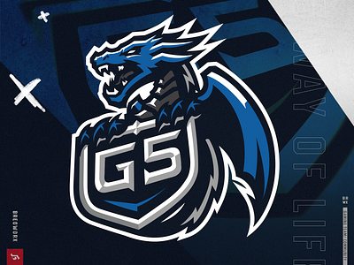 G5 - esports mascot logo