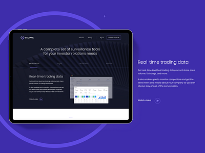 Web design Real-time Trading brand branding digital interface interfacedesign stock trading ui uidesign uiux web webdesign website