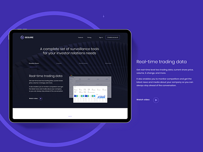 Web design Real-time Trading