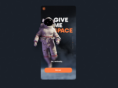 Give me space - Mobile UI Design