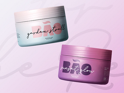 BÃO - Organic cosmetics brand branding colorful cosmetics cute gradient logo packaging