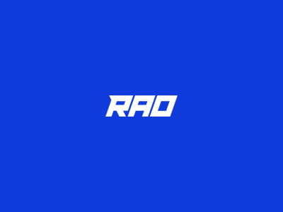 RAD Text logo brand branding design logo minimal typography