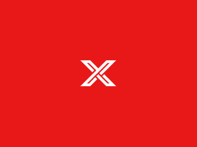 X Logo Concept brand branding design logo minimal typography