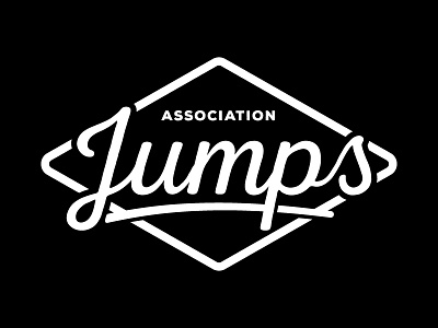 Logo Jumps Sports Association branding illustrator cc lettring logo sport typography