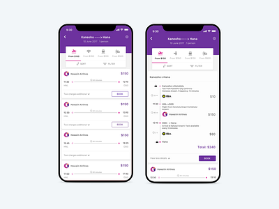 Holo transport booking app