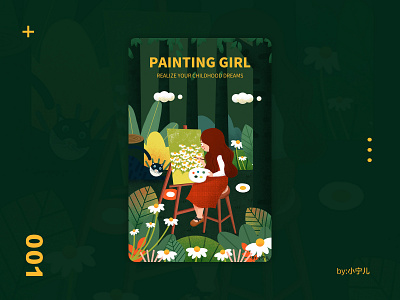 painting girl