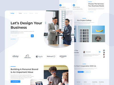 Uniqs Digotal Agency Website agency branding business company corporate digital agency digital marketing homepage landing page marketing promotion startup web design website