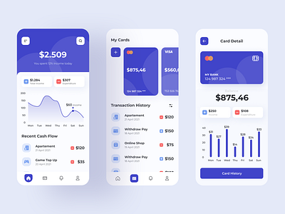 Finance Mobile App by Andri Prasetia for SLAB Design Studio on Dribbble