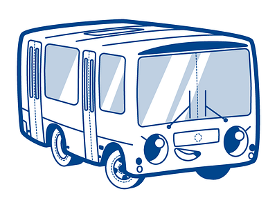 Pazik bus illustration transport vector
