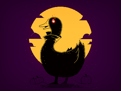 Spooky goose goose pixel art spooky