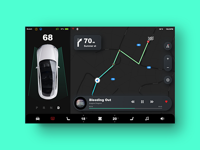 tesla ui