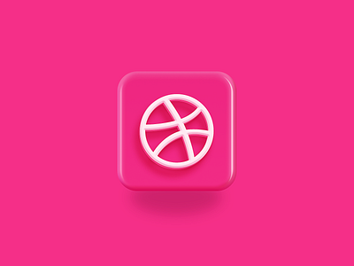 dribbble logo icon