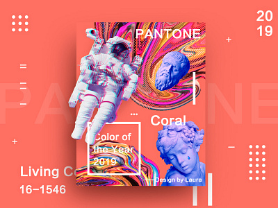 2019 Pantone Colors. 2019 color coral pantone