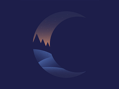 36 Days of Type: C 36days c 36daysoftype design dusk illustration illustrator lettering moon type typography