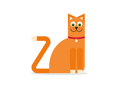 36 Days of Type: Z 36days z 36daysoftype animals cat character design illustration illustrator letter lettering type typeface