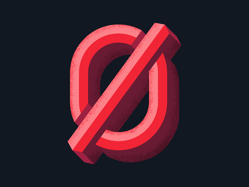 36 Days of Type: 0 design illustrator illustration numbers zero texture chiseled 3d lettering letter typography type 36days-0 36daysoftype