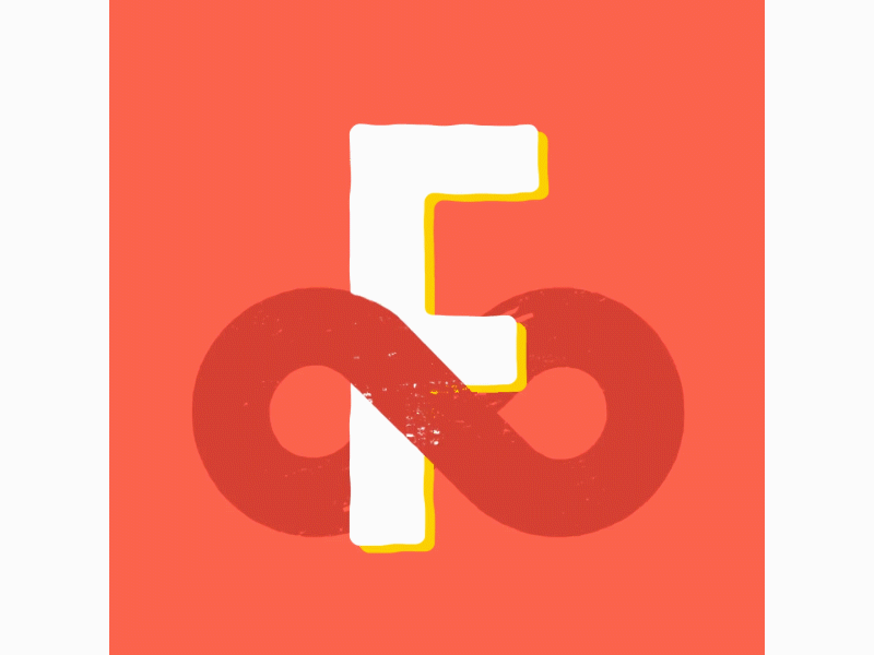 E ~ 36 Days of Type 07 after effects animation daysoftype daysoftype f daysoftype07 feeling forever infinity motion motion graphics vector