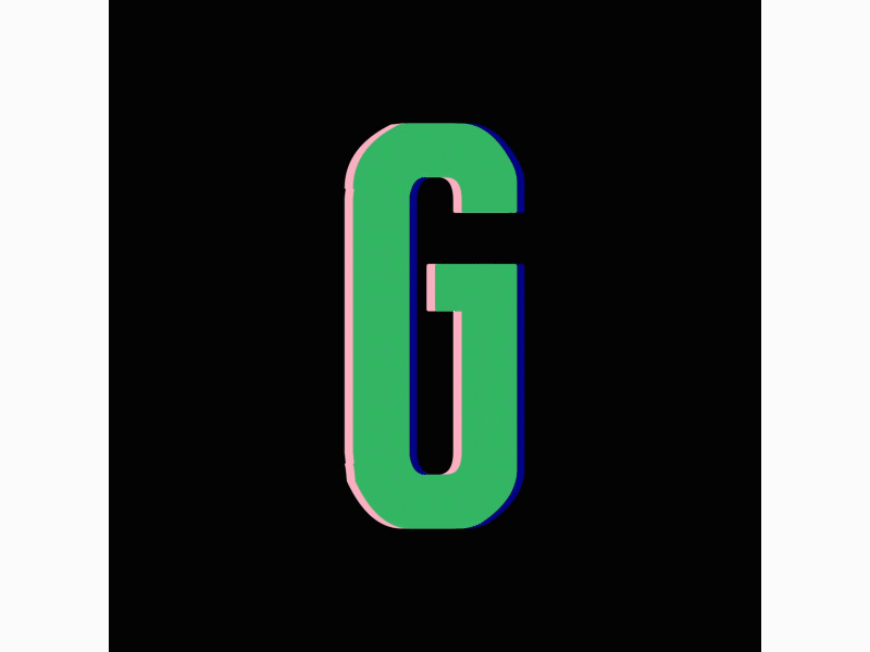 G ~ 36 Days of Type 07 36daysoftype 36daysoftype07 after effects animation glitch loop motion motion graphics vector