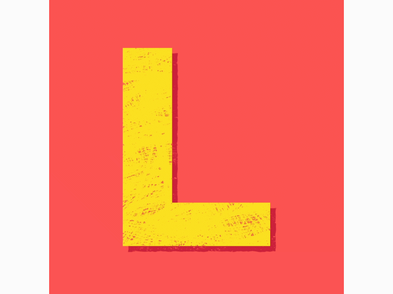 L ~ 36 Days of Type 07 36days 36days adobe 36daysoftype 36daysoftype07 ae after effects animation design l letter loop looping motion motion graphics vector word