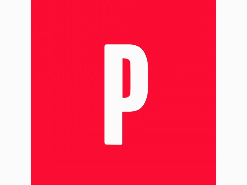 P ~ 36 Days of Type 07 36days 36daysoftype 36daysoftype07 after effects animation fun letter loop motion motion graphics p party vector
