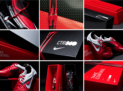 Nike CTR 360 - Packaging football graphic design nike package design packaging shoebox soccer