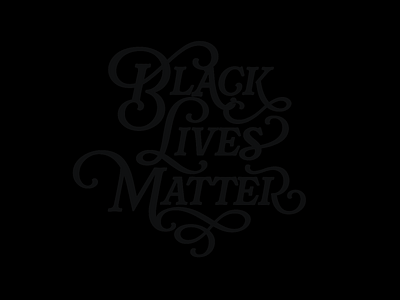 Black Lives Matter black blacklivesmatter minimal type typography vector