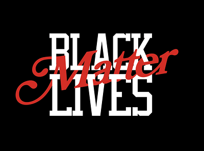 Black Lives Matter black blacklivesmatter flat graphic design logo minimal type typography vector