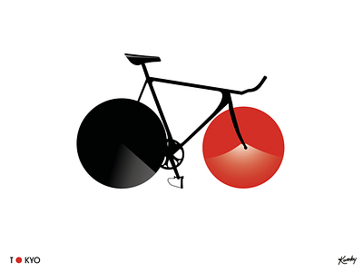 Tokyo 2020 Olympics - Icons - Track Cycling bike branding cycling design flat graphic design icon illustration japan logo minimal olympics tokyo2020 trackcycling vector