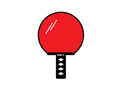 Samurai Ping Pong Bat