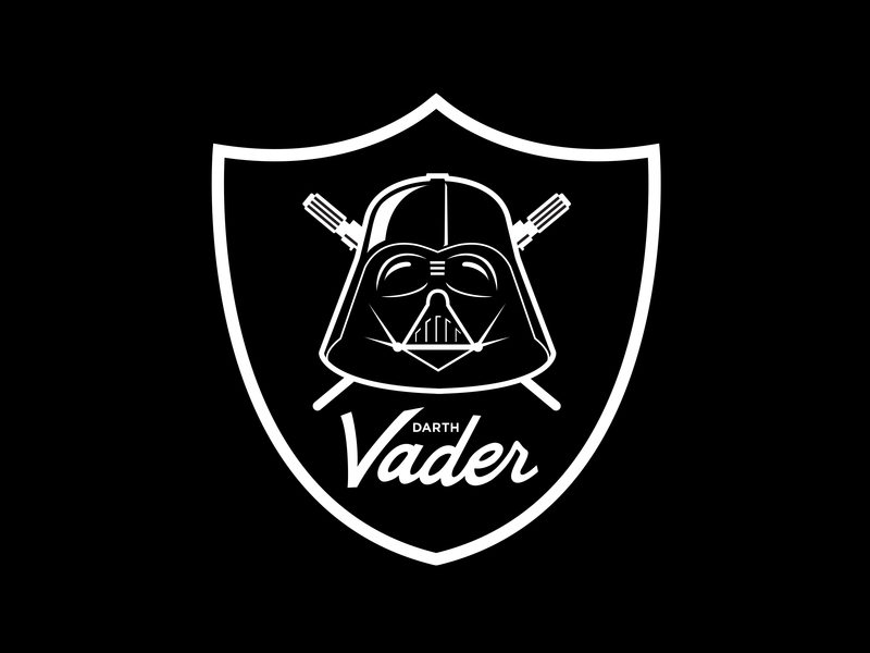 Darth Vader x Raiders Logo by Allan Kwok on Dribbble