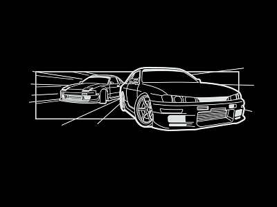 S14 vs 180sx by Kwoky on Dribbble