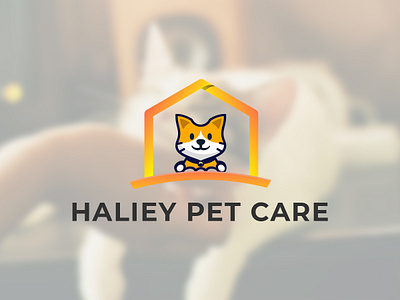 pet care logo desing template
