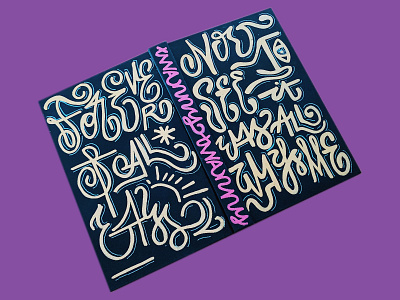 Another Journal Art ! design graphic design hand lettering handmade handmadefont illustration lettering paintpen typography